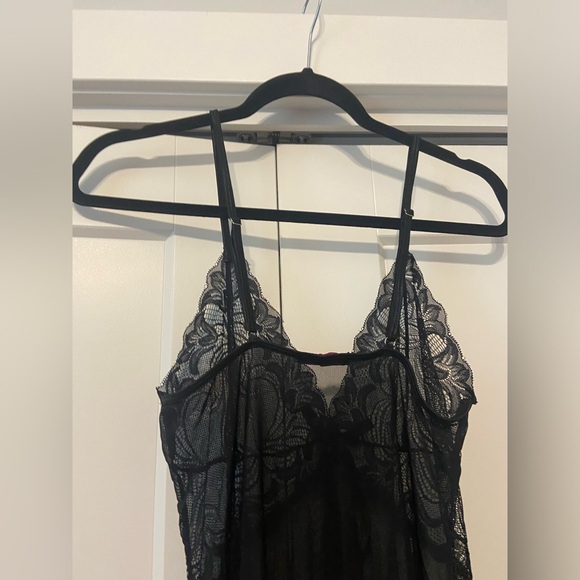 Avidlove Lingerie Lace Babydoll Naughty Exotic Boudoir Black NWOT Large - Picture 11 of 15